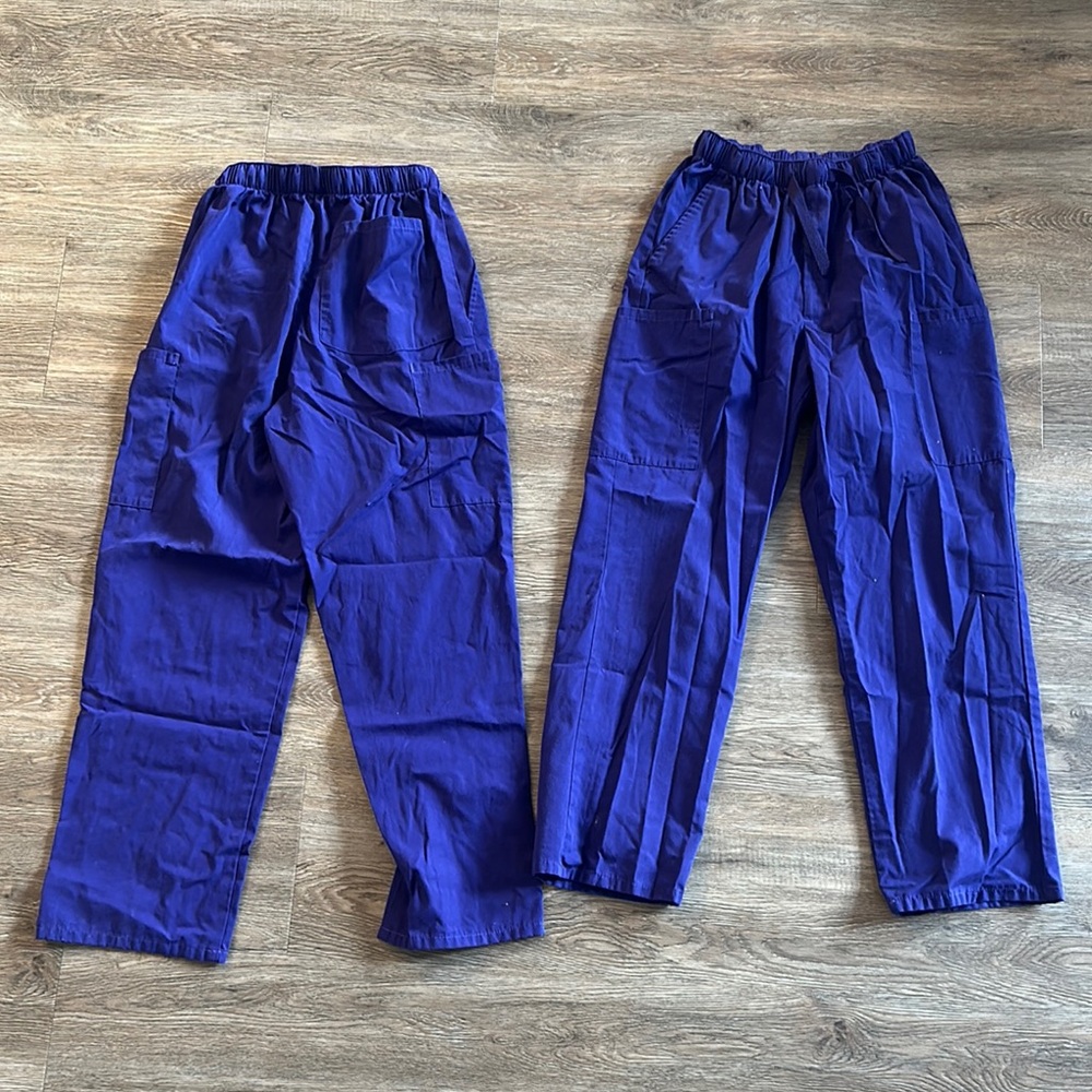 Purple Scrub Pants - Picture 1 of 2